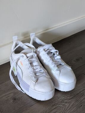 White Platform Women's Sneakers